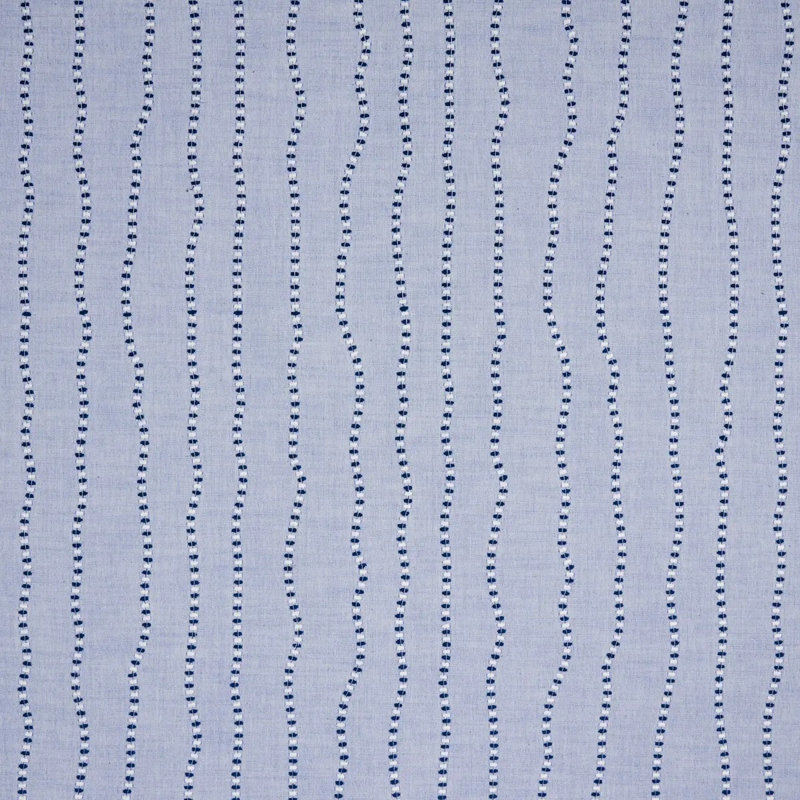 Tissu de broderie Elodie, Chambray