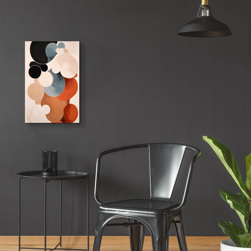 Art mural en verre Ivy Bronx «Abstract Clouds No 1» par Andreas Magnusson, H 24 po x l 16 po x P 0,2 po