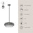 1-Light Single Drum LED Pendant-1072916056