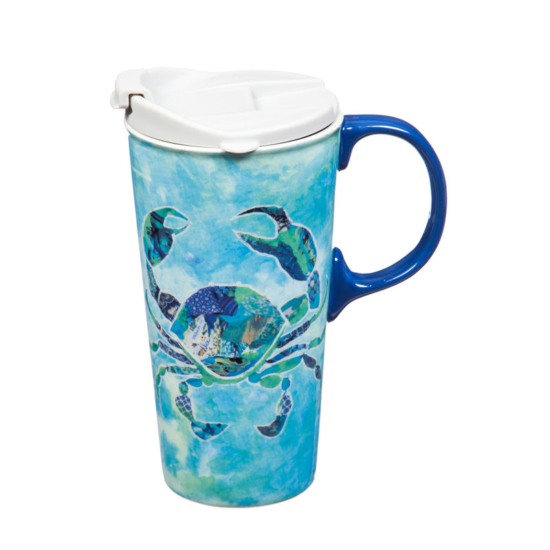 Highland Dunes Haigler Ceramic Travel Mug