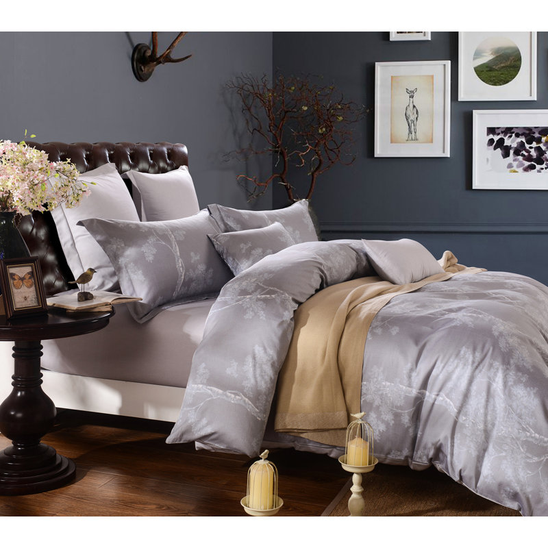 Ensemble de housse de couette, Housse de couette grand et 2 taies décoratives
