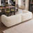 Creamy white Chenille Modular Modern sofa-141464807