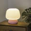 Mushroom 10" Modern Classic Plant-Based PLA 3D Printed Dimmable LED Table Lamp-88025849-88025848