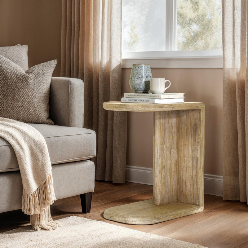Nabesna Hina C-Shaped Side Table