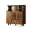 Buffet en noyer massif et bois manufacturé-1620213180