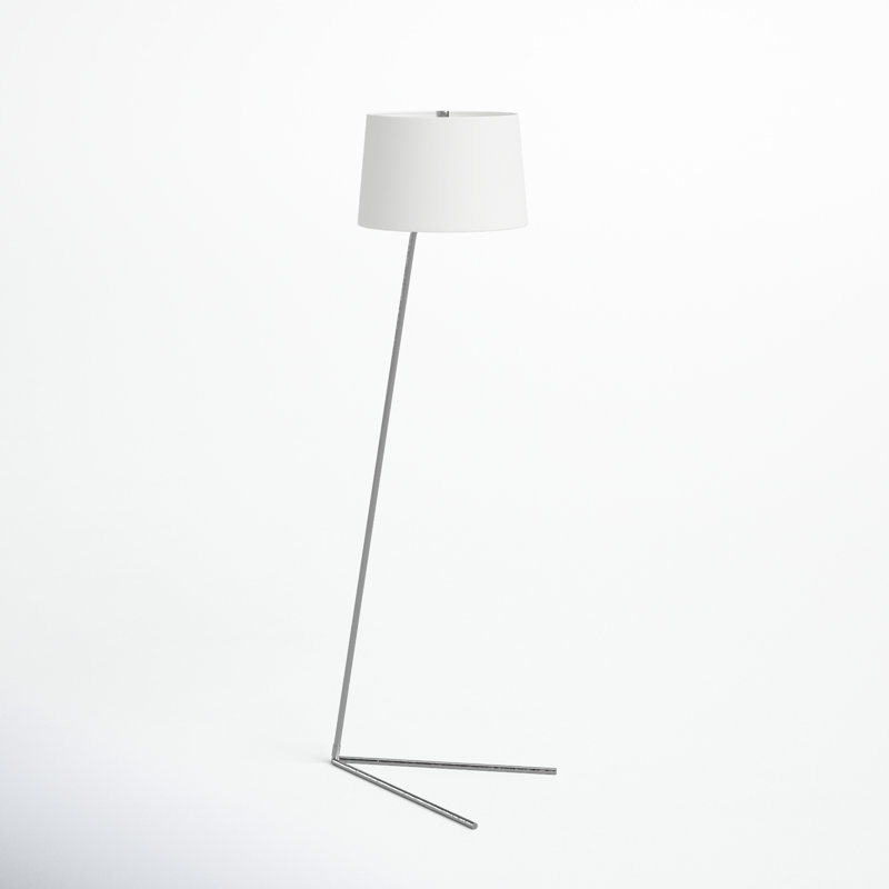 Moriarty 60.75'' Novelty Floor Lamp, Nickel