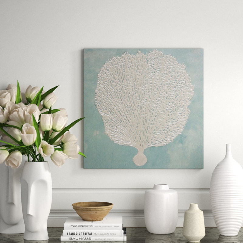 Seafan III Print by L. Bodine, Hand Painting