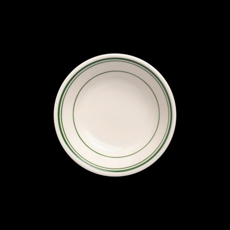 Bol à fruits à bande roulée vert