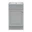 Meuble-lavabo de 18 po avec évier, système de tablettes en céramique avec lavabo et porte de finition facile d'entretien pour un lavabo silencieux et hygiénique à options multiples-465088575