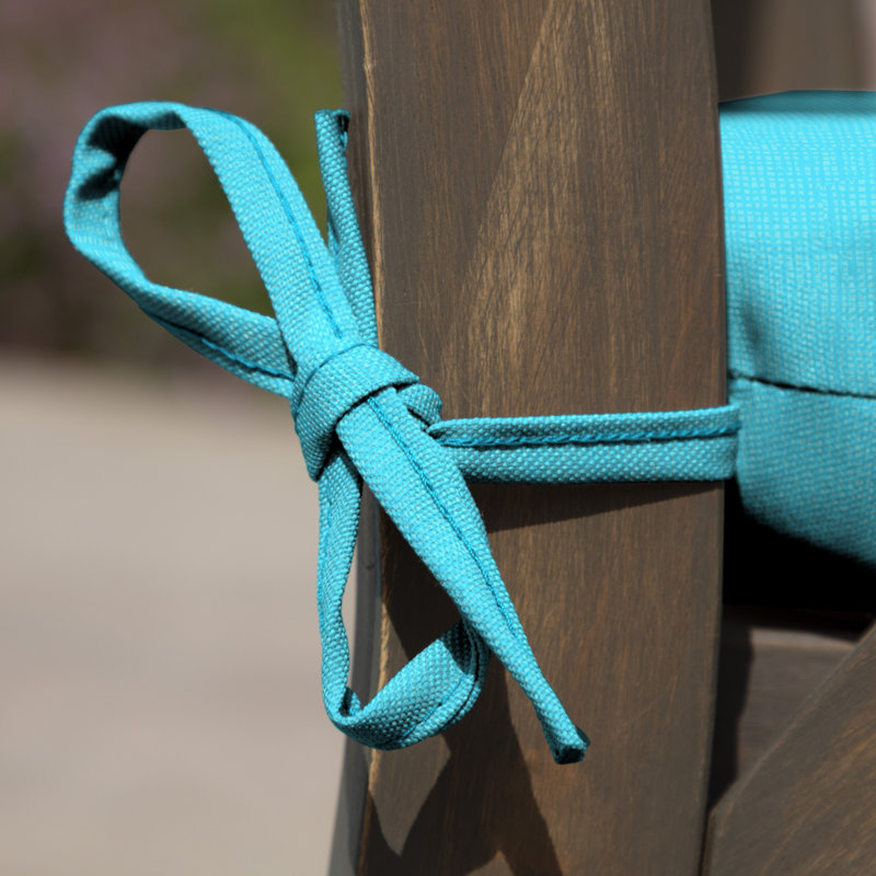 ARDEN Outdoor Seat Cushion, Pool Blue, 2.5" H x 19" W x 18" D