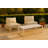 Rossville Rectangular Metal Outdoor Coffee Table , 47'' in. W 20.5'' in. D-84468802