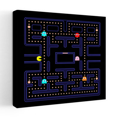 Retro Pixel Arcade Classic Retro Vintage Wall Art Print