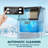 Simzlife 100lb. Daily Production Cube Freestanding/Under Counter  Commercial Ice Maker