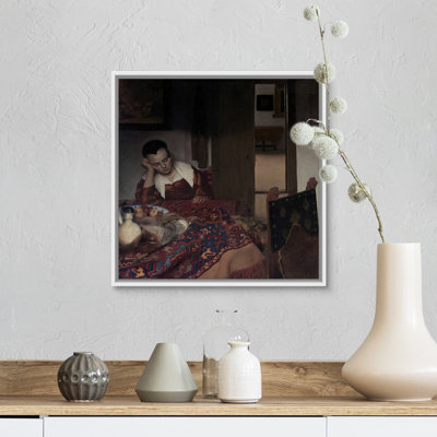 Imprimé « A Maid dormant » par Johannes Vermeer