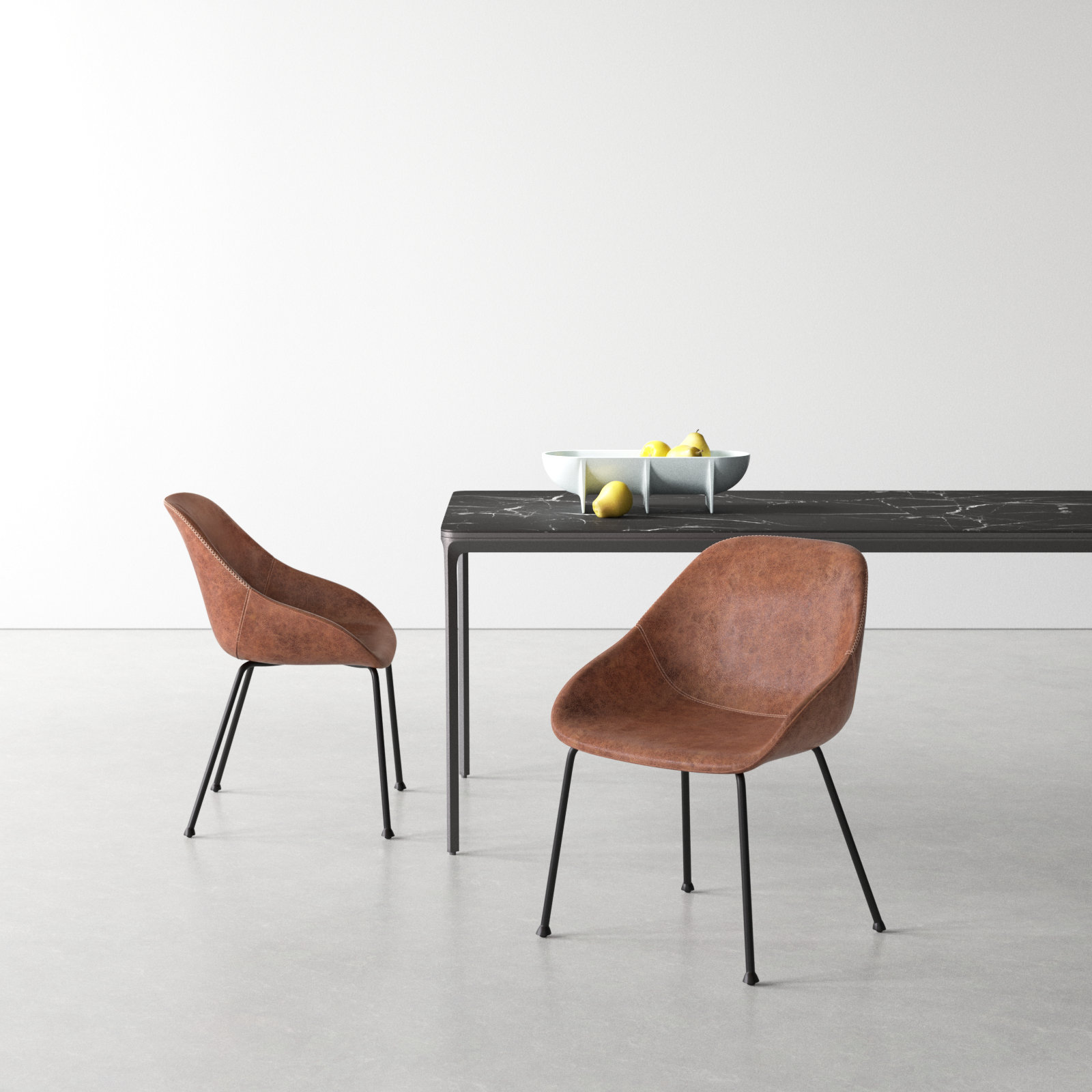 Garner Dining Chair, Brown
