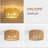 3-Light Rattan Flush Mount Ceiling Light-195730164