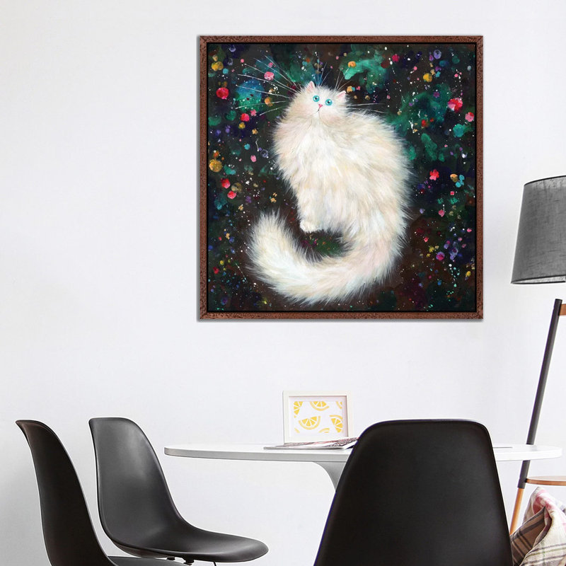 Twilight 1 Piece Wall Art on Canvas, 93.98 cm H x 93.98 cm W, Classic Brown Wood Framed