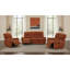 Causeuse inclinable orange brûlé Trask