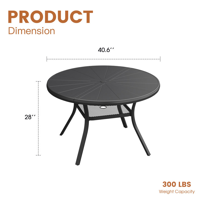 Table de salle à manger 4 personnes, Noir, noir, noir, noir, H 28 po x L 40,6 po x l 40,6 po