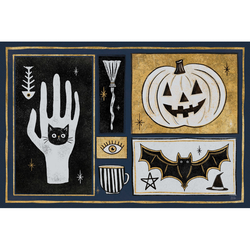 Frightful Wicked I Dark, Cadre simple blanc, Non, H 32 po x l 48 po