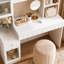 Armoire moderne avec coiffeuse et rangement solide-739342961