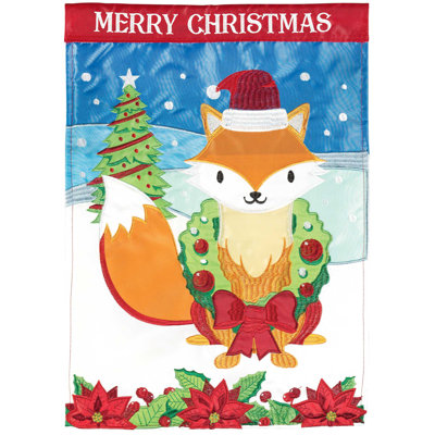 Dashayla Double Sided 18'' H x 13'' W Polyester Christmas Garden Flag
