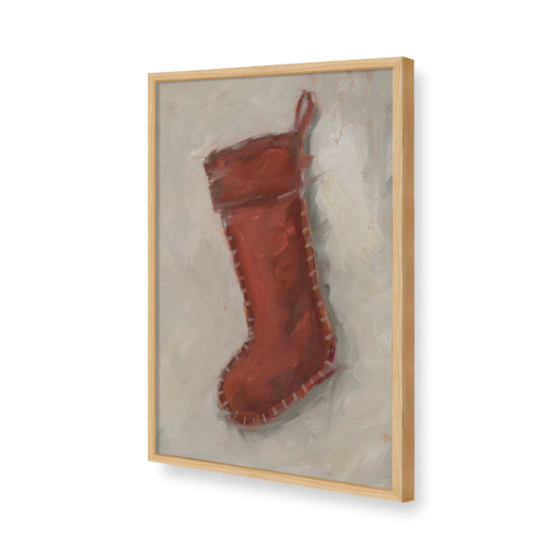 Impression sur toile Traditional Stocking II par Ethan Harper, H 16 po x l 12 po, Impression sur cadre ouvert sans papier mat