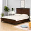 Lit de style grand lit de style transitionnel à finition cerisier foncé 1pc-1546749937