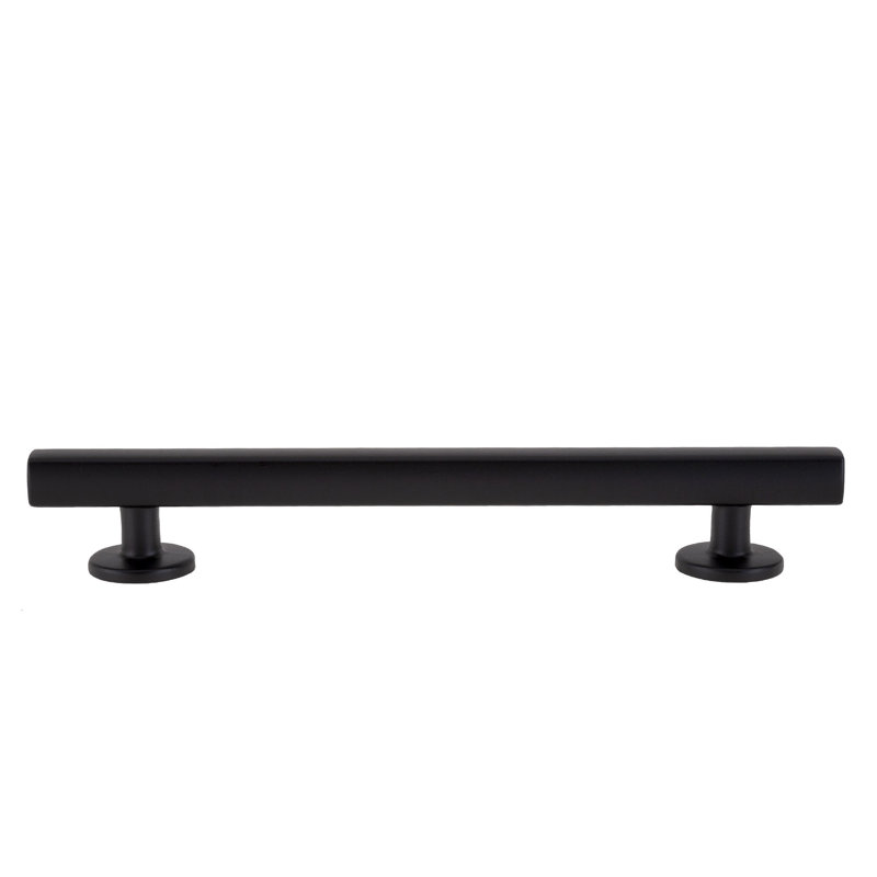 Flynn 5-1/2" Center to Center Matte Black Bar Drawer Pull Multipack, Matte Black, 5.5"