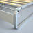 Queen Bed Frame with Storage Headboard and  LED Lights Metal Platform with Charging Station
