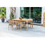 Copenhagen Outdoor Teak Dining Armchair-124541809
