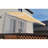 ALEKO Motorized Retractable Outdoor Awning with White Frame-63871962-111027269
