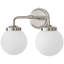 Luminaire de salle de bain à intensité variable avec abat-jour en verre soufflé à la main Karlei-367042662-362368878-362423860
