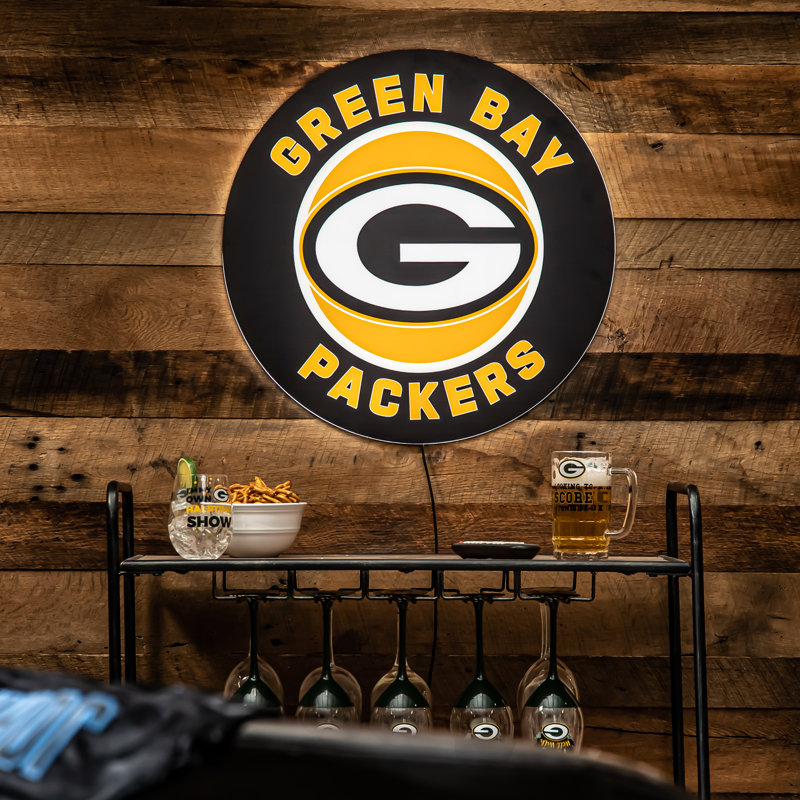 Plaque murale lumineuse NFL, Packers de Green Bay