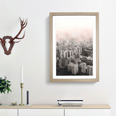 Hong Kong Skyline - Framed Print