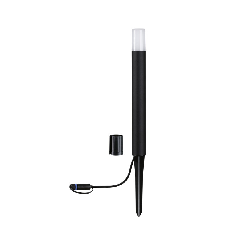 Flarea Integrated LED Metal Bollard Light, 40cm H x 4.5cm W x 4.5cm D