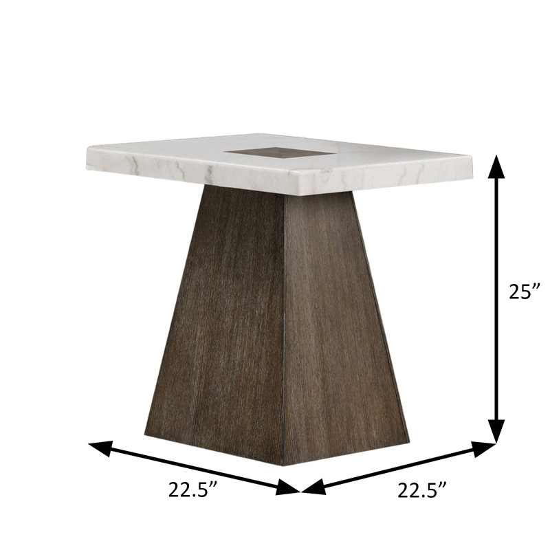 Table de bout carrée 22 po