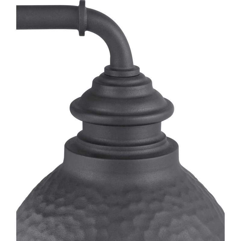 Minnewaukan Wall Light, Black, 10.38" H x 12" W x 13.75" D