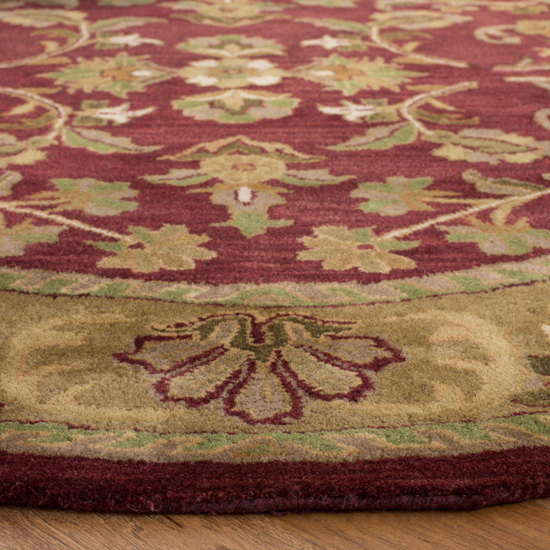 Tapis oriental en laine touffeté à la main Gorham, Rond 6 pi