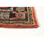 Tapis rouge anadol noué à la main de conception unique 3 pi 7 po x 10 pi 2 po