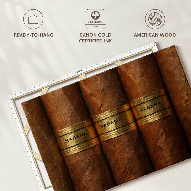 Senne Habana Cigars, 34" H x 51" W