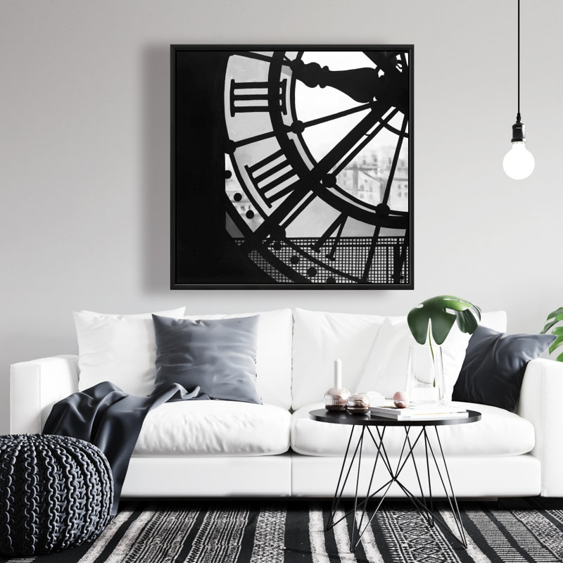 "Horloge au musée d'Orsay" sur toile