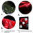 Danylo " Red Black Rose Elegance III " Mixed Media Print-657681747-657681770