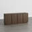 63''W Modern Fluted Sideboard with Adjustable Shelves-126677796