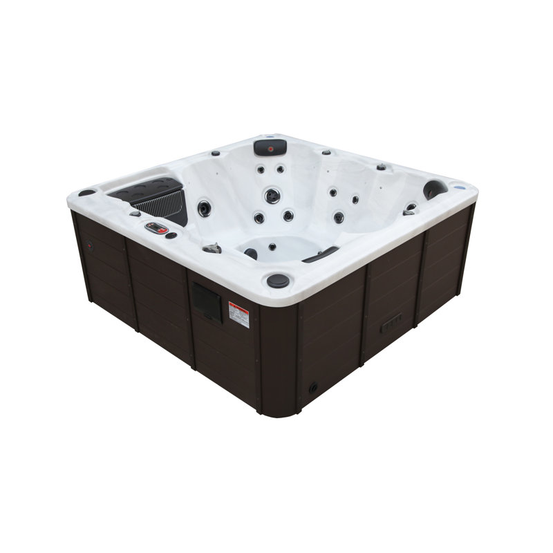 Canadian Spa Winnipeg UV Hot Tub 6-Person 35-Jet with Blackout Insulation and UV Light Water Care