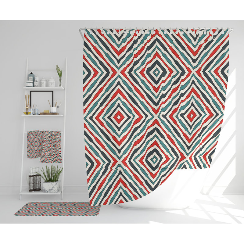 Naylene Polyester Shower Curtain Set