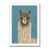 White Framed Paper Print