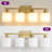 4-Light Dimmable Bathroom Vanity Light with Frosted Milk Glass Shades-291746056-291746098