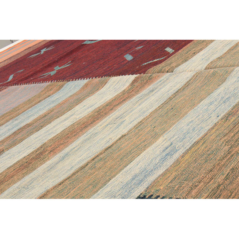 Tapis multicolore rectangulaire de 6 pi 4 po x 9 pi 8 po Lambersart