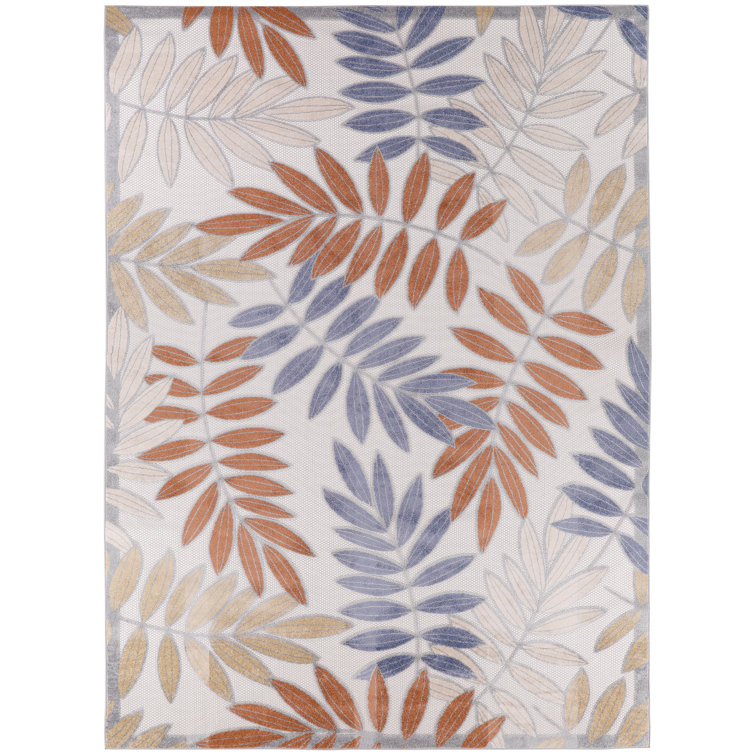 Ressie Floral Indoor/Outdoor Area Rug